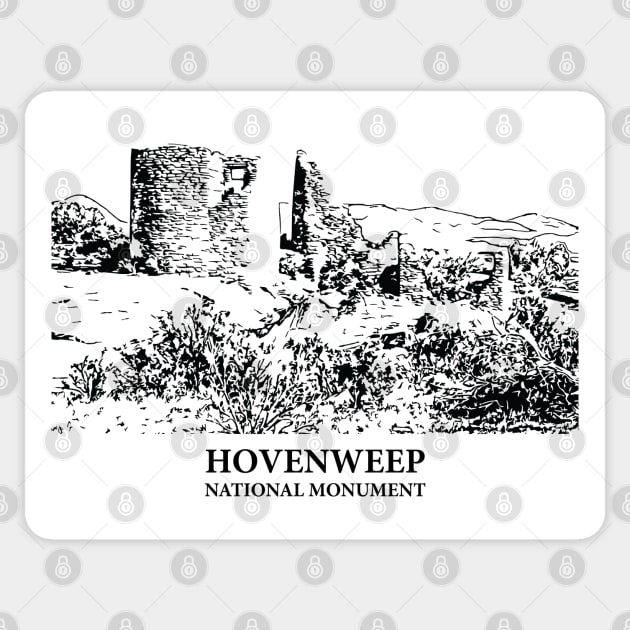 Hovenweep National Monument Sticker by Lakeric